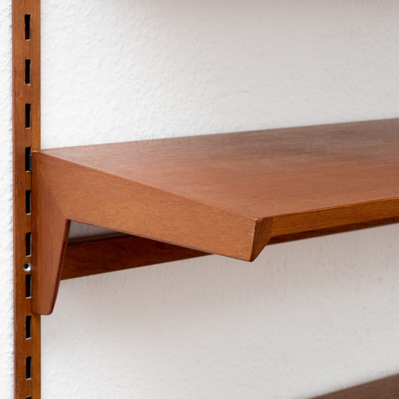 Modular shelf in teak, Kai KRISTIANSEN - 1960s