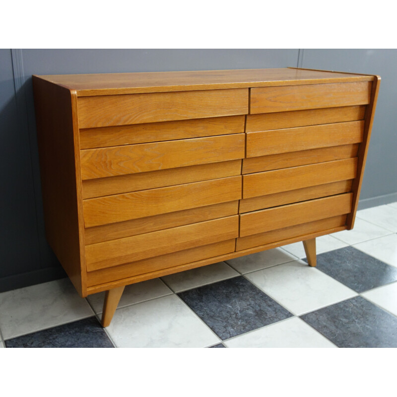 Vintage 8 drawer chest Jiroutek 1969s