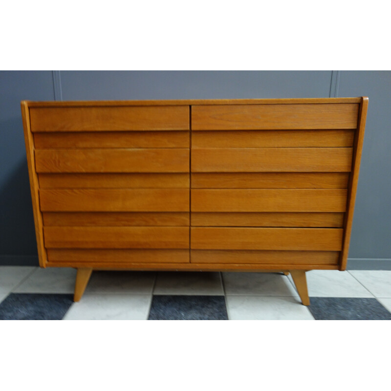 Vintage 8 drawer chest Jiroutek 1969s