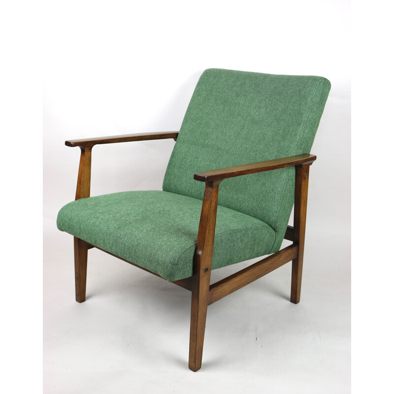 Vintage green armchair 1970s