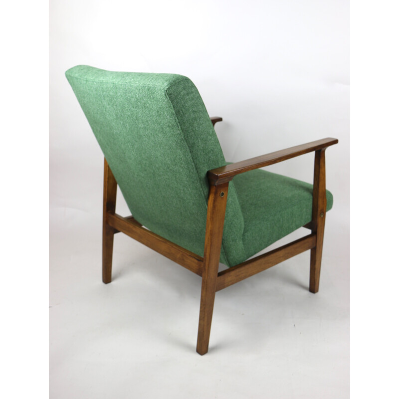 Fauteuil vintage vert 1970