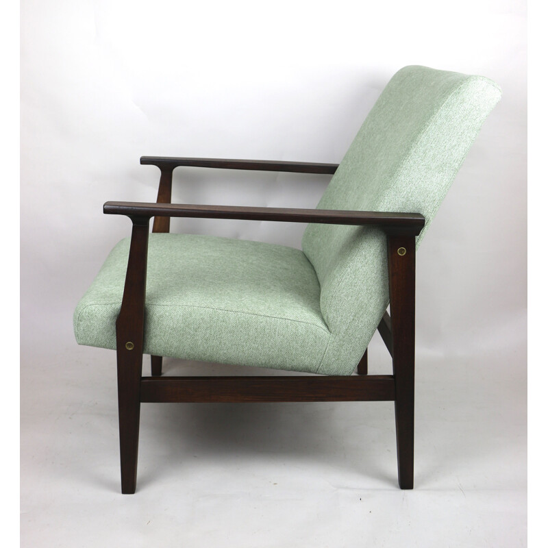 Vintage light green armchair 1970s