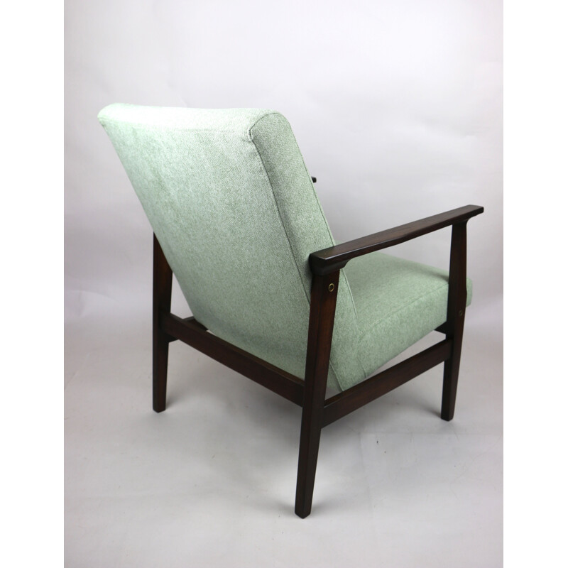 Vintage light green armchair 1970s