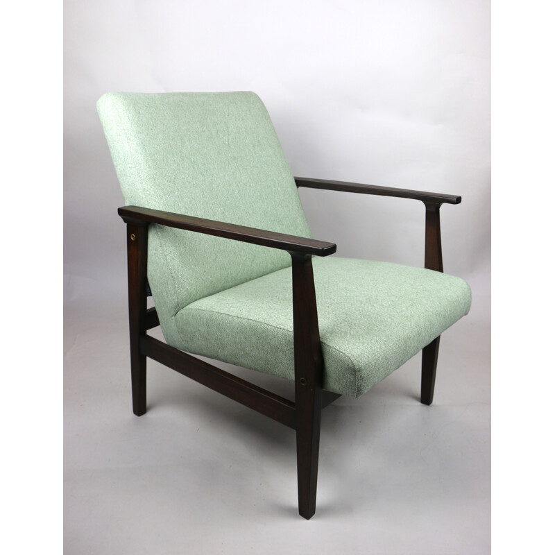Vintage light green armchair 1970s