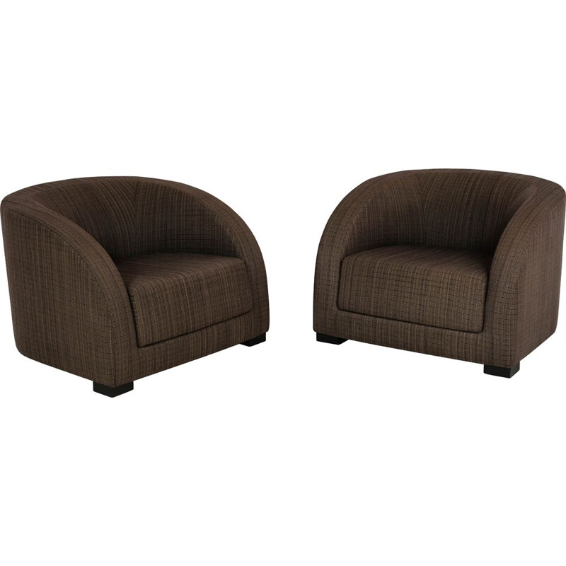 Pair of Essex armchairs by Armani Casa 