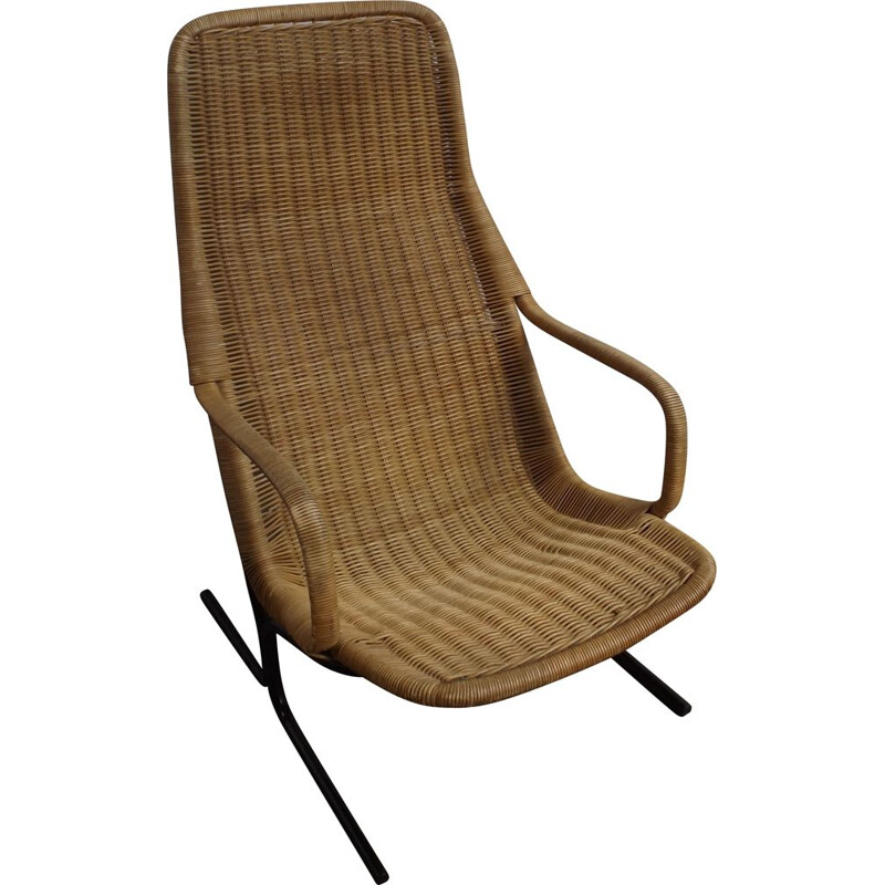 Vintage rohé fauteuil Dirk van Sliedrecht 1965