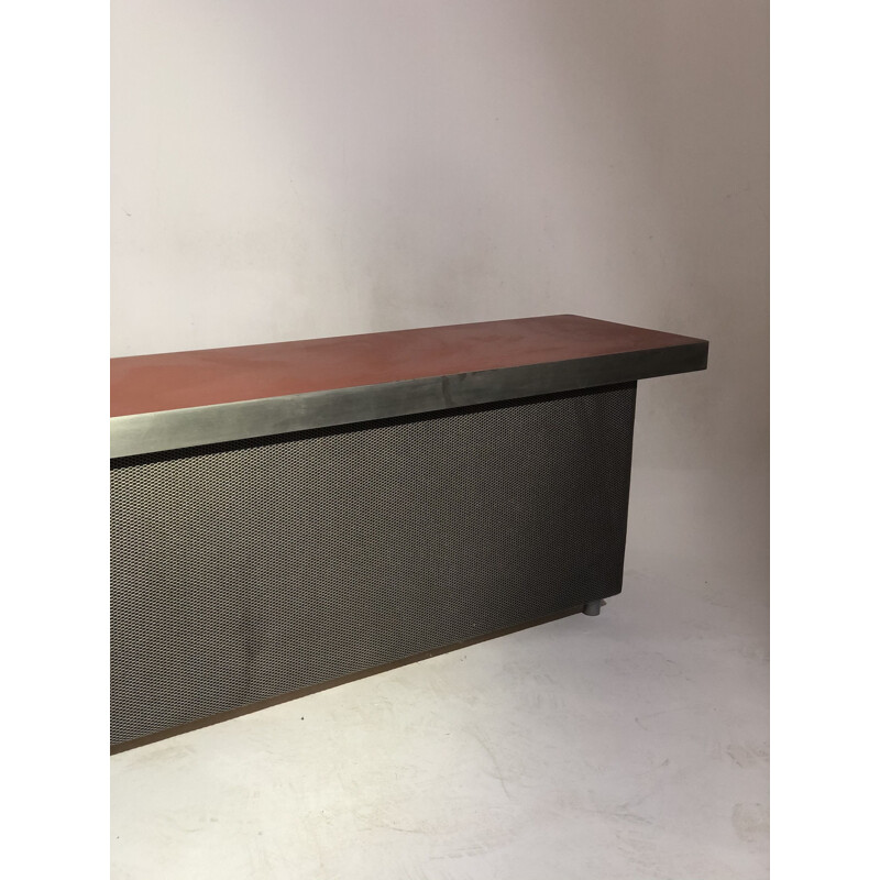 Banc vintage avec coffre de rangements 