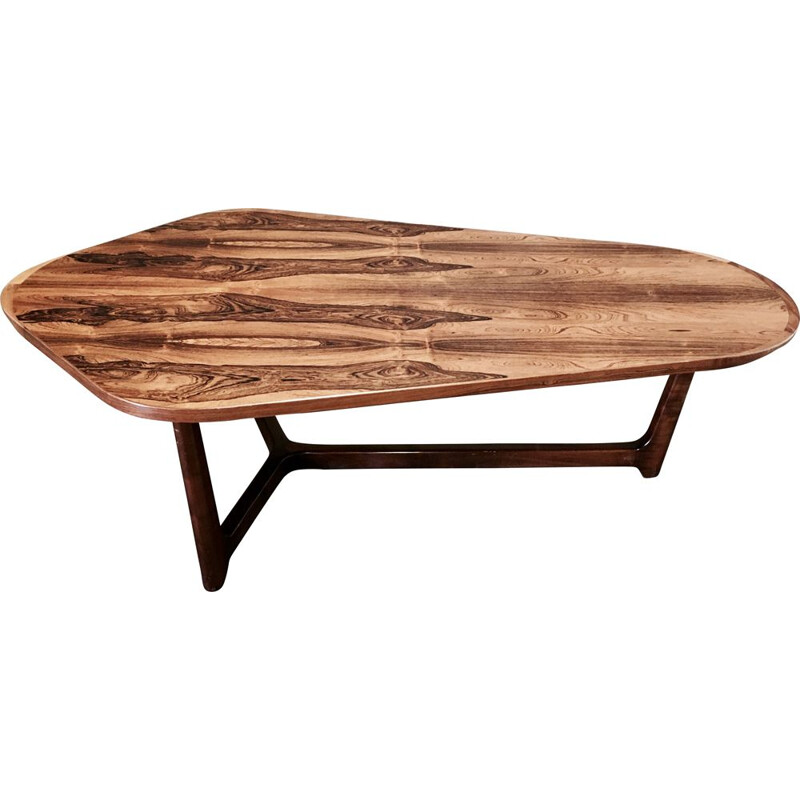 Vintage table Scandinavian rosewood  1950s