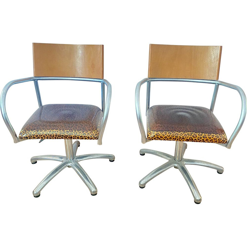Paar verstellbare Vintage-Sessel, 1980