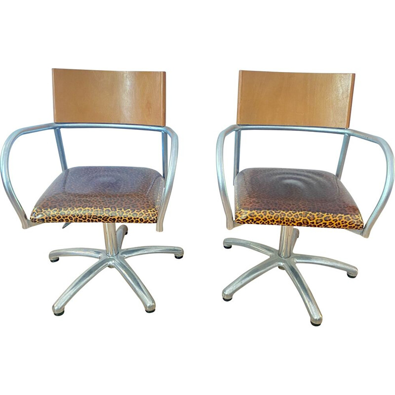 Paar vintage verstelbare fauteuils, 1980