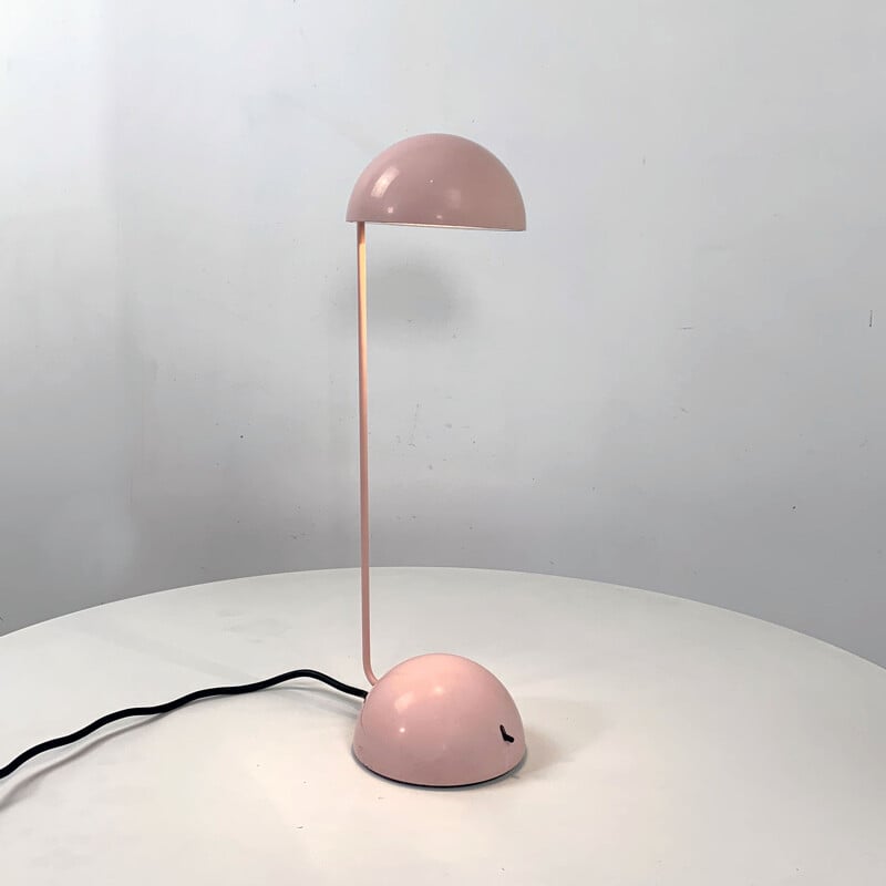 Vintage table lamp Bikini light pink 1970s