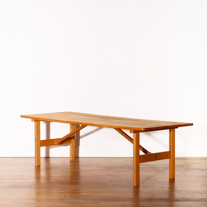 Fredericia oak coffee table, Børge MOGENSEN -1950s