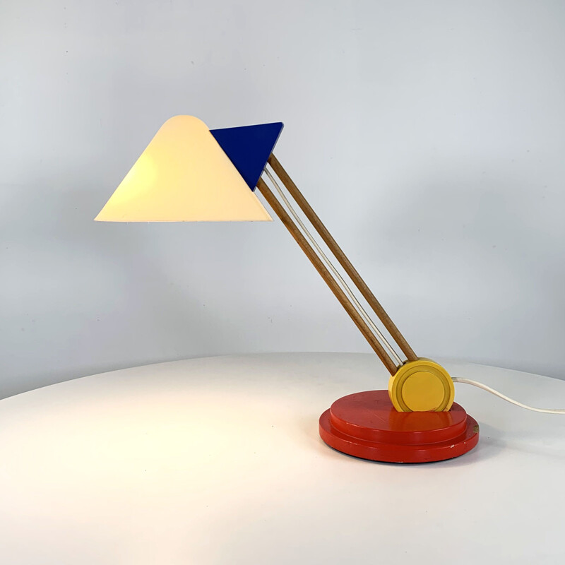 Vintage desk lamp Memphis style  by Ikea 1980s