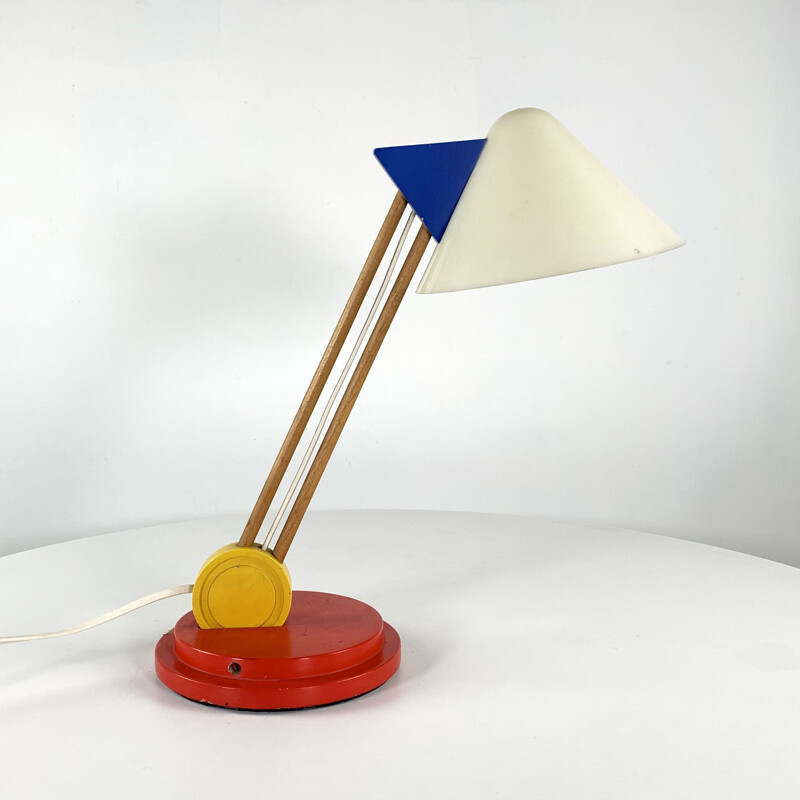 Lampe de bureau vintage style Memphis par Ikea 1980