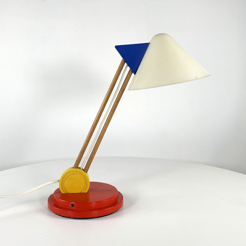 Vintage desk lamp Memphis style  by Ikea 1980s