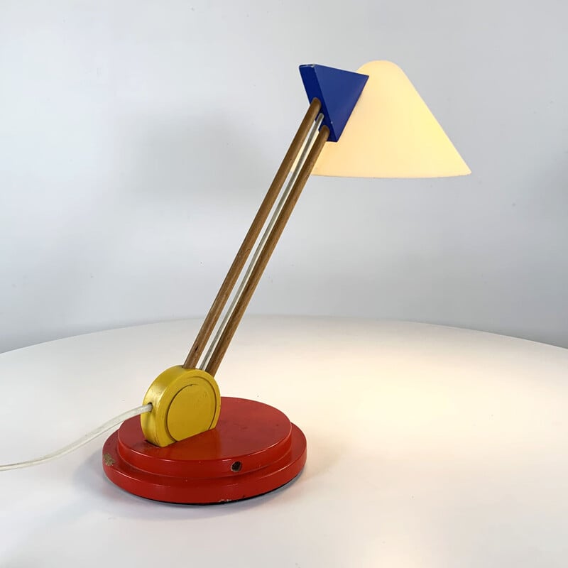 Vintage desk lamp Memphis style  by Ikea 1980s