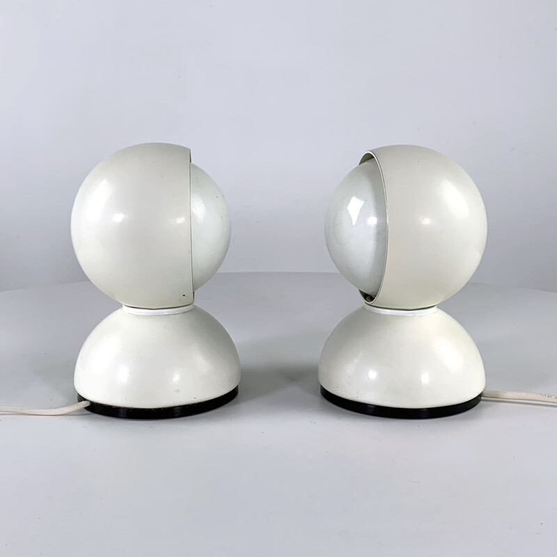 Pair of vintage table lamps Eclisse  by Vico Magistretti for Artemide 1960s