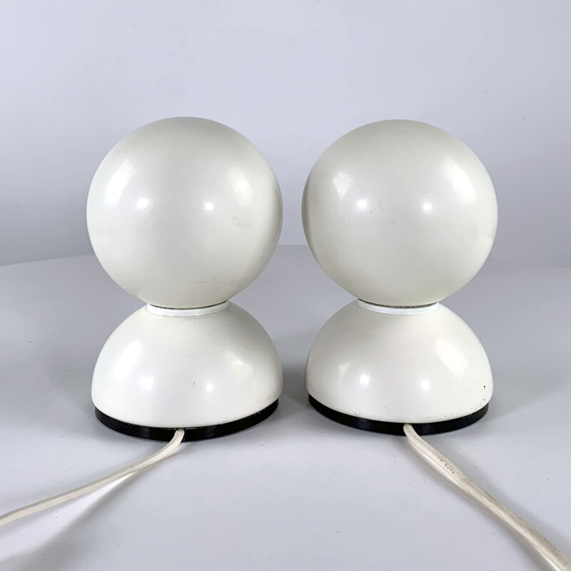 Pair of vintage table lamps Eclisse  by Vico Magistretti for Artemide 1960s