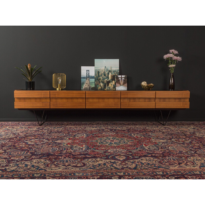 Vintage solid wood sideboard Germany 1960s