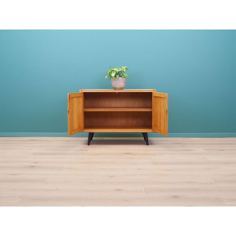 Vintage oak chest of drawers Denmark 1970s