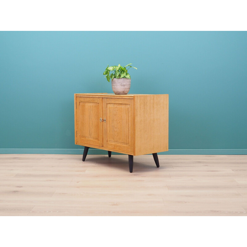 Vintage oak chest of drawers Denmark 1970s