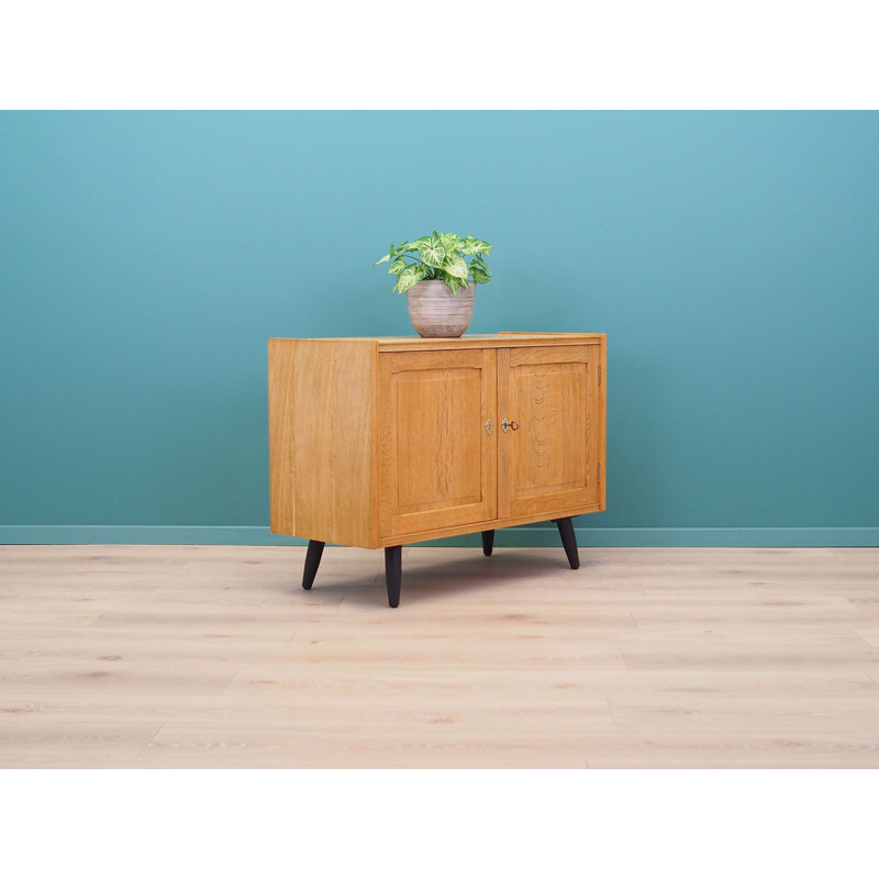 Vintage oak chest of drawers Denmark 1970s