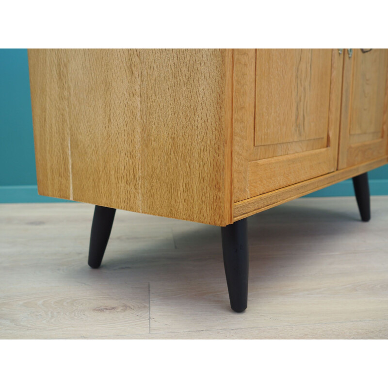 Vintage oak chest of drawers Denmark 1970s