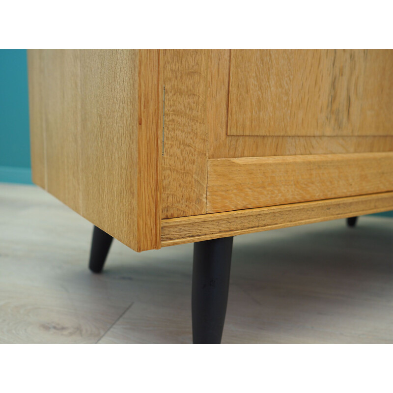 Vintage oak chest of drawers Denmark 1970s