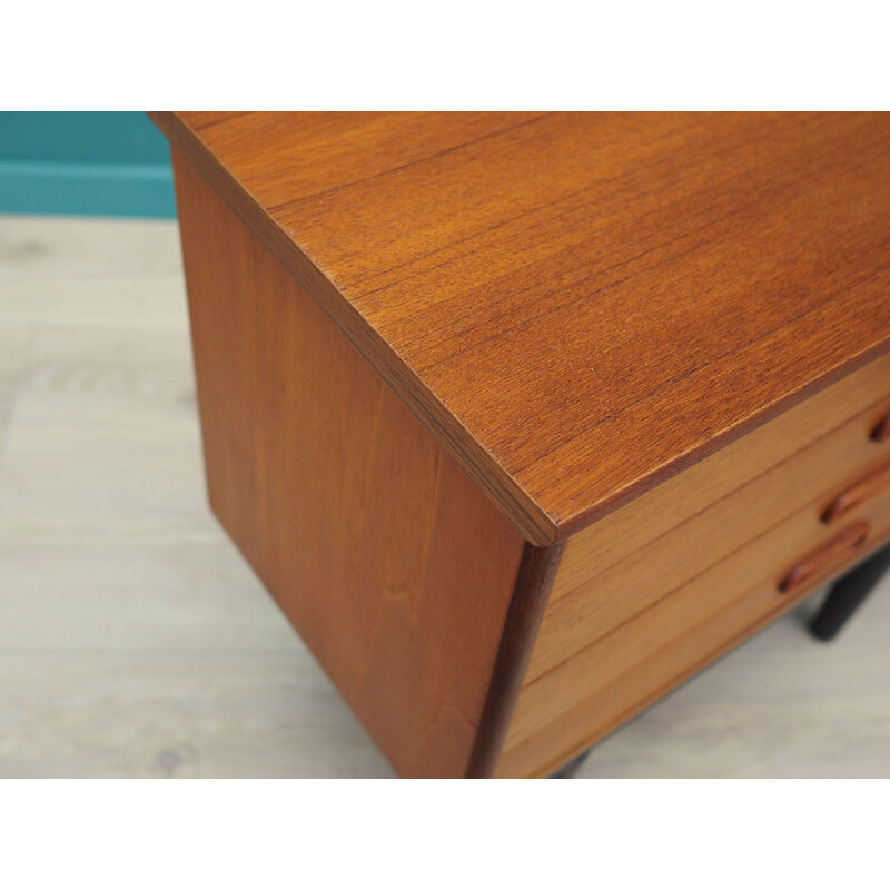 Pair of Vintage teak bedside tables Denmark 1970s