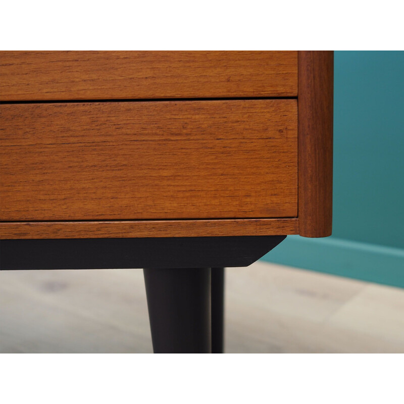 Pair of Vintage teak bedside tables Denmark 1970s