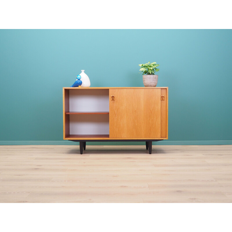 Vintage chest of drawers in ash wood Denmark 1970s