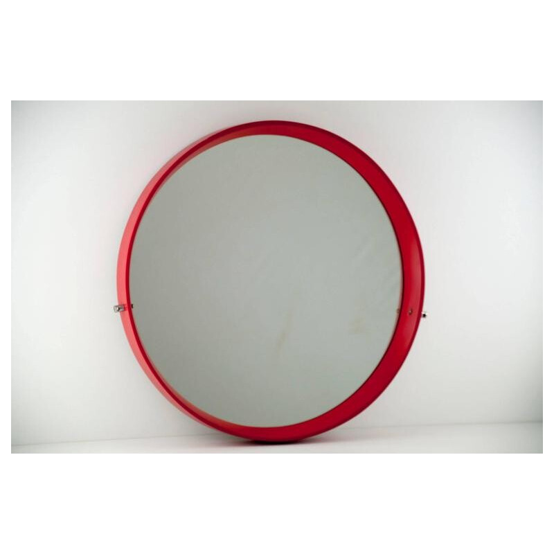 Scandinavian wood mirror, UNO & Osten KRISTIANSSON - 1960s