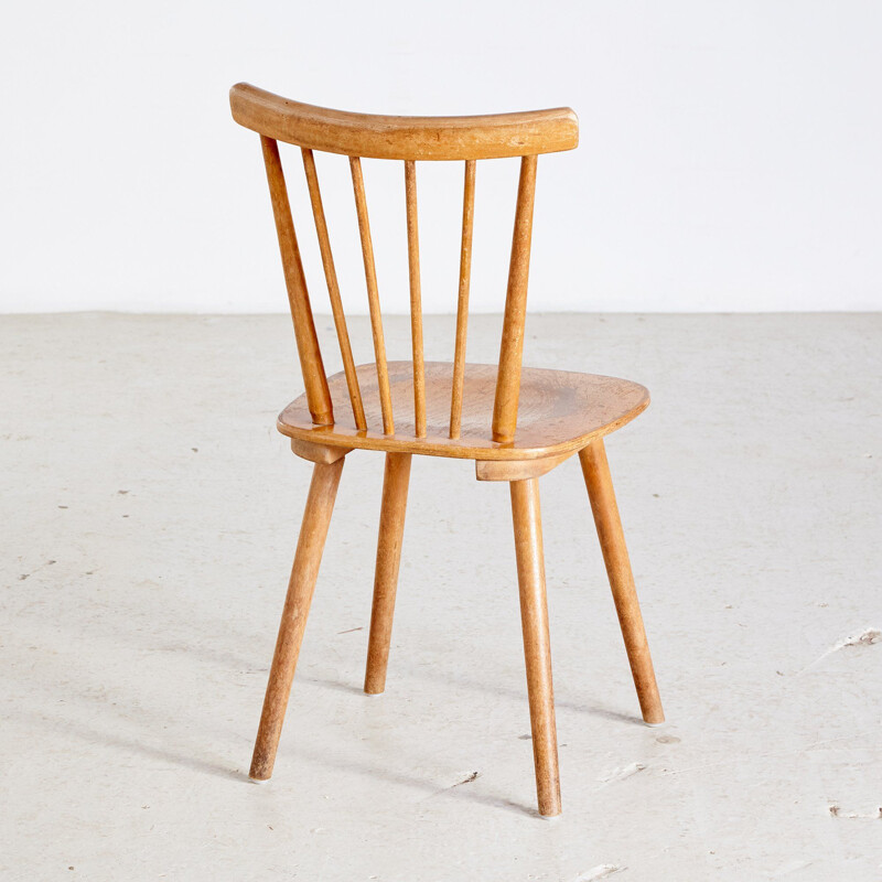 Vintage beech chair simple 