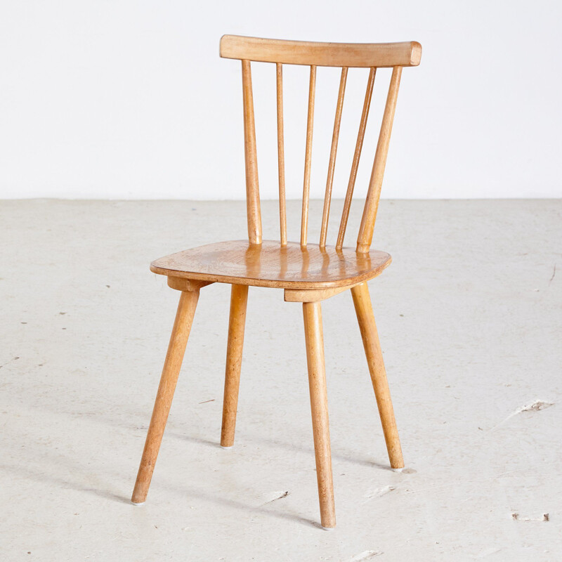 Vintage beech chair simple 