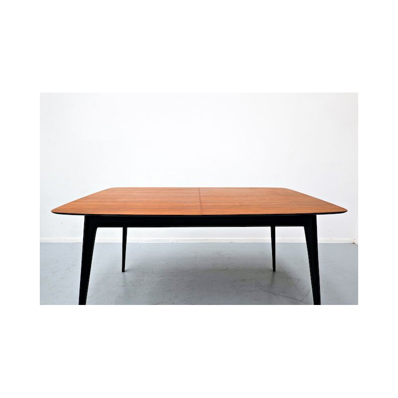 Vintage extensible table Alfred Hendrickx Belgium 1970s