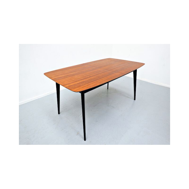Vintage extensible table Alfred Hendrickx Belgium 1970s