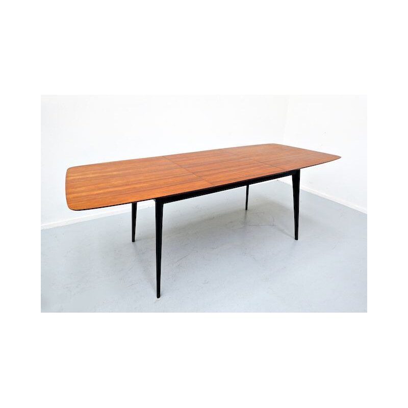 Vintage extensible table Alfred Hendrickx Belgium 1970s