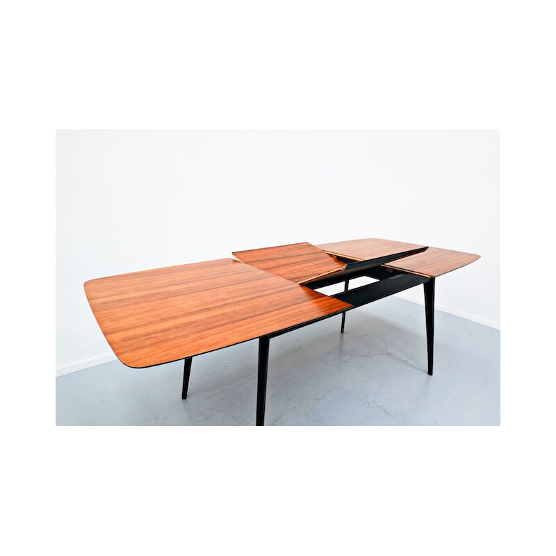 Vintage extensible table Alfred Hendrickx Belgium 1970s