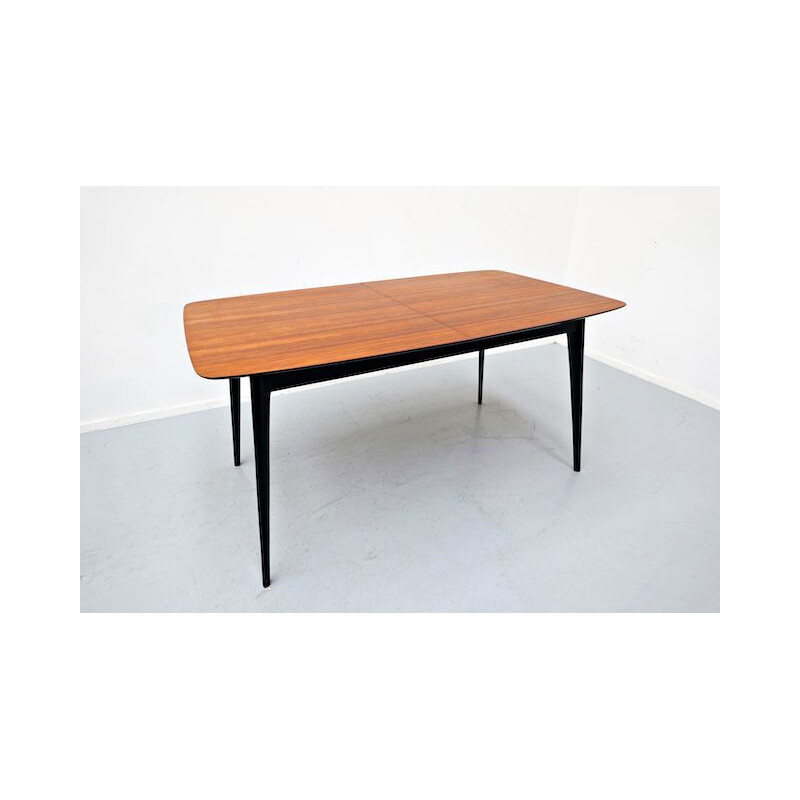 Vintage extensible table Alfred Hendrickx Belgium 1970s