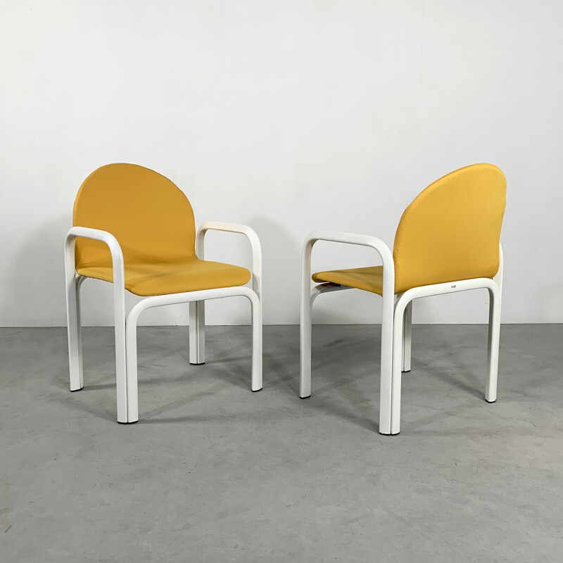 Ensemble de 4 fauteuils vintage Orsay par Gae Aulenti pour Knoll 1970