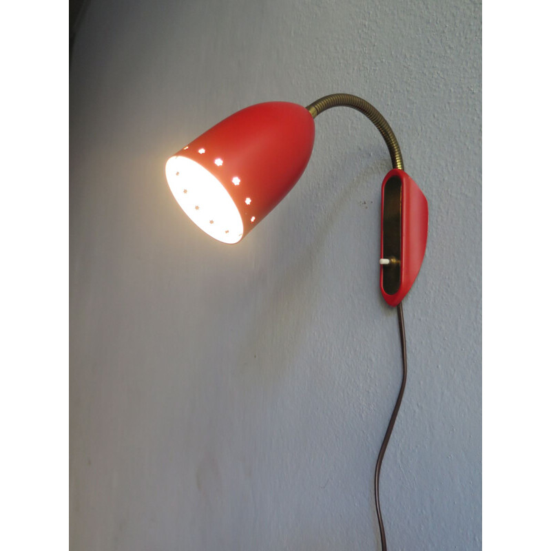 Vintage adjustable wall lamp, 1950s