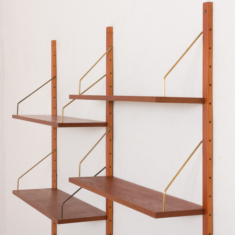 Vintage teak shelving system Denmark