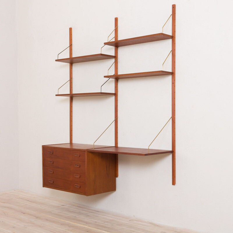 Vintage teak shelving system Denmark