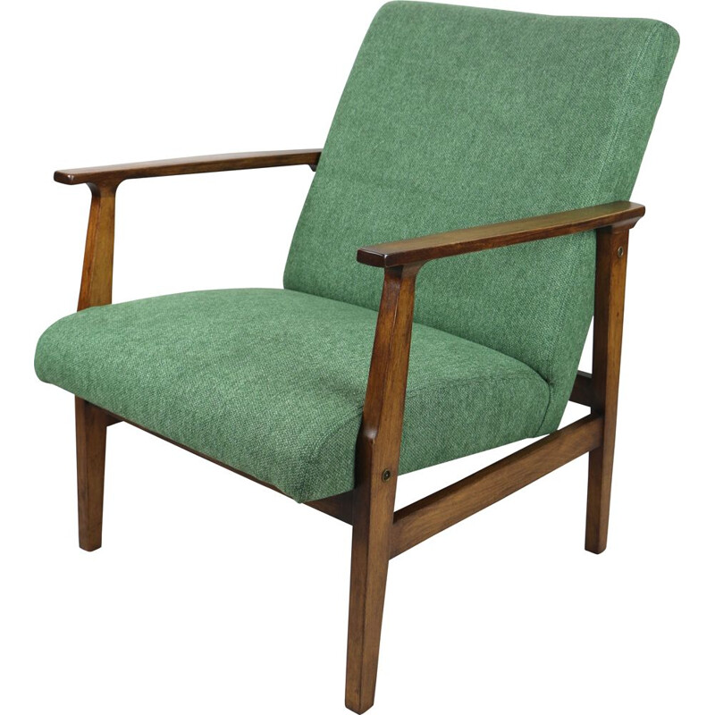 Vintage green armchair 1970s