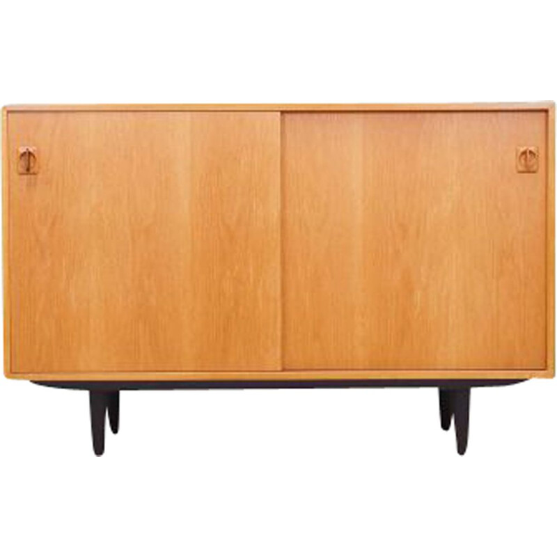 Vintage chest of drawers in ash wood Denmark 1970s