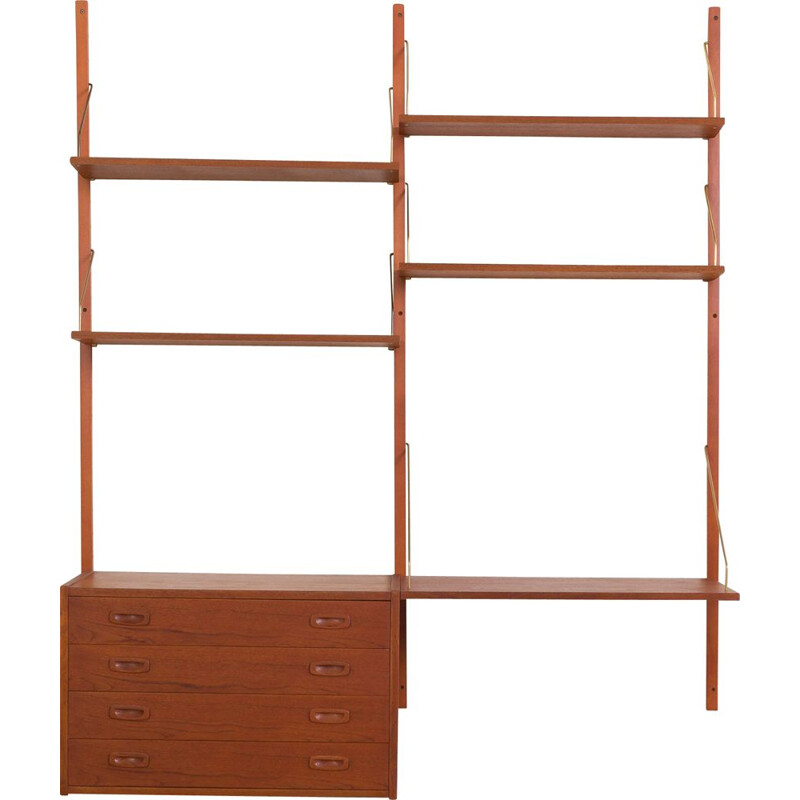 Vintage teak shelving system Denmark