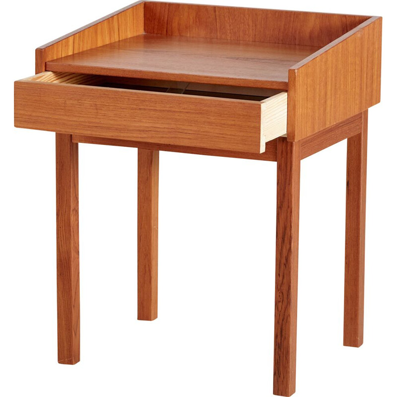 Vintage teak night table Denmark 1960s