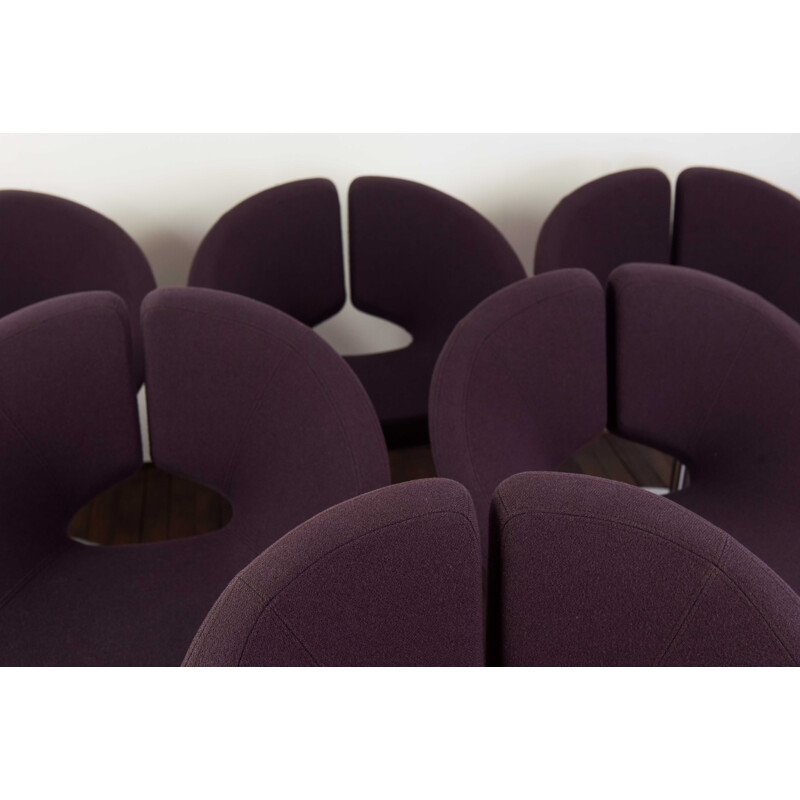 Set of 6 vintage Little Apollo swivel chairs by Patrick Norguet for Artifort 2002s