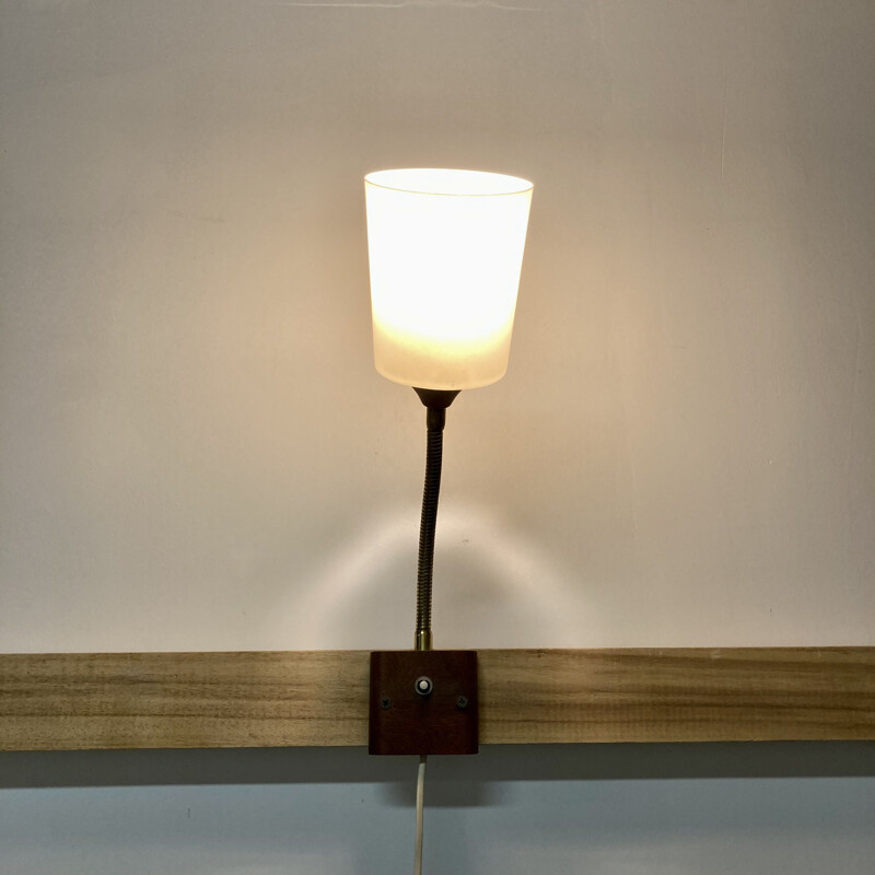 Vintage wall lamp modular scandinavian 1950s