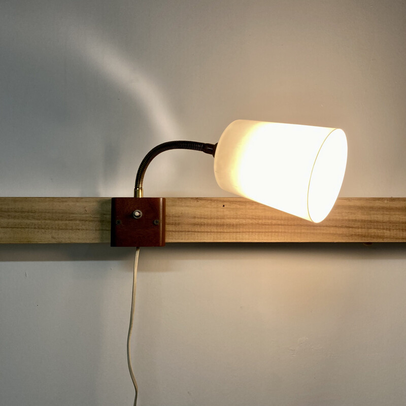 Vintage wall lamp modular scandinavian 1950s